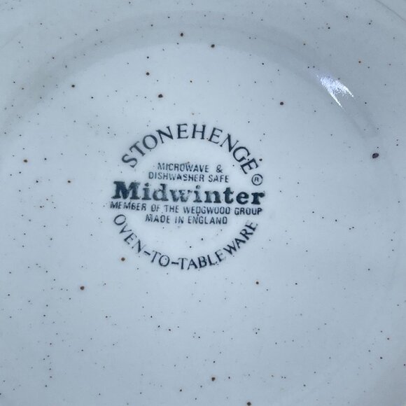 vintage stonehenge midwinter rangoon cup and saucer set of 4 1980's - Picture 4 of 7